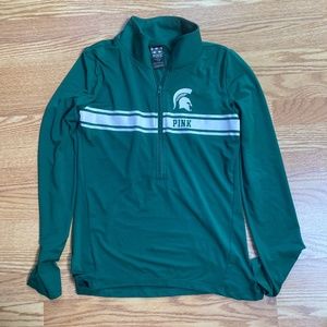 PINK/VS Michigan State Dri-Fit Sweatshirt